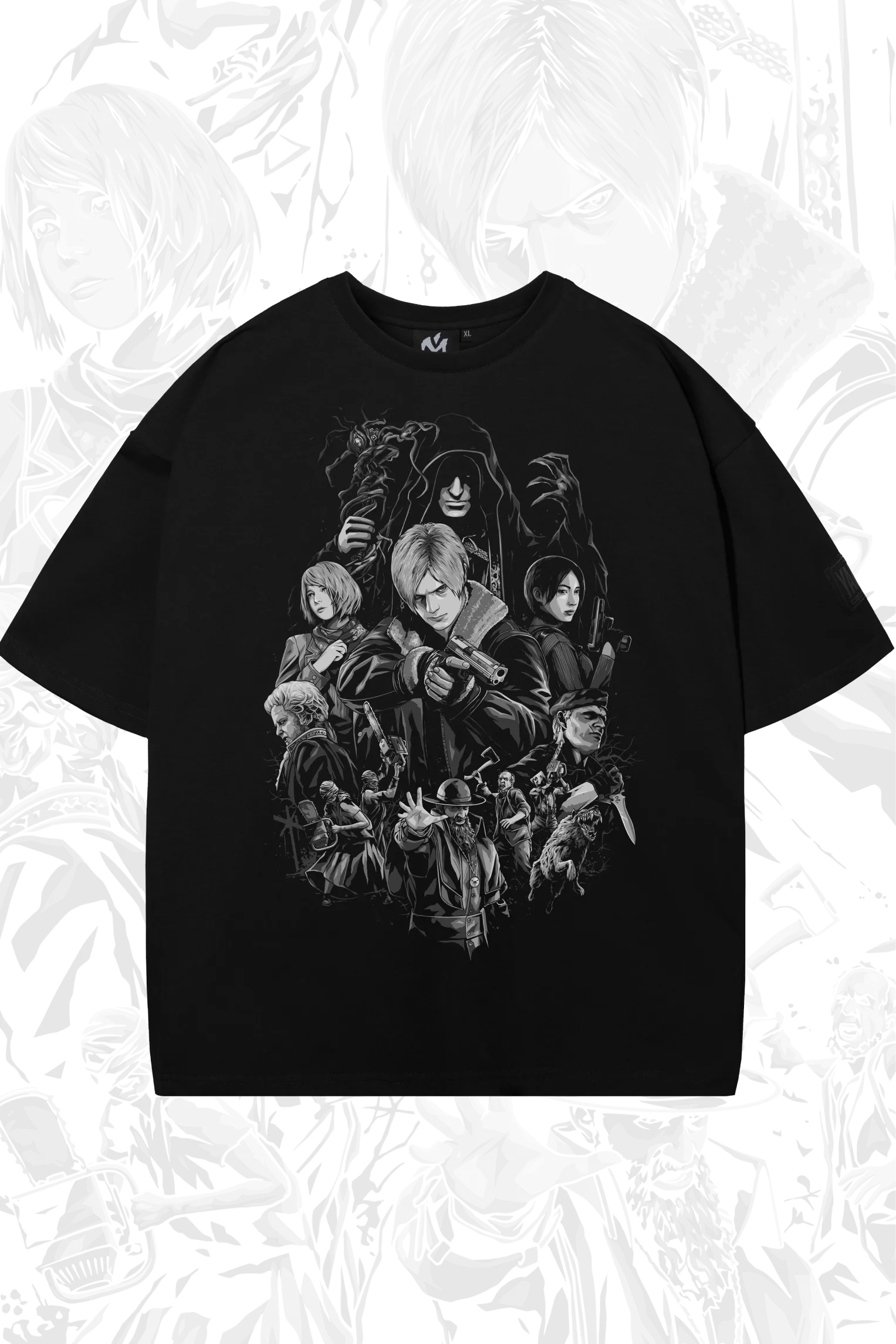 Оверсайз футболка Biohazard 4 1